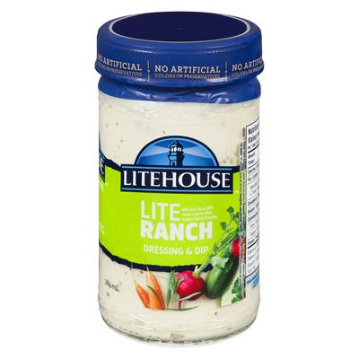 LITEHOUSE DRESSING & DIP LITE RANCH