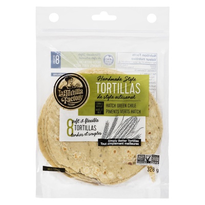 LA TORTILLA FACTORY CHILE CORN TORTILLAS 5.5"
