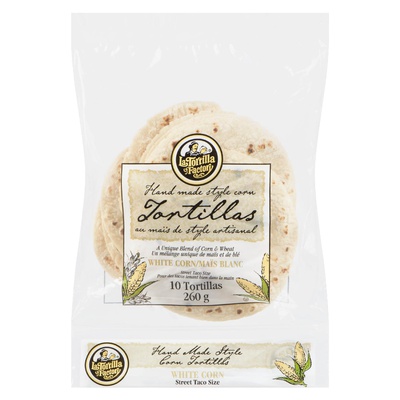 LA TORTILLA FACTORY WHITE CORN STRT TACO