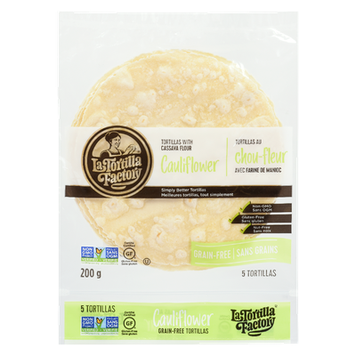 La Tortilla Factory - Cauliflower Tortillas With Cassava Flour