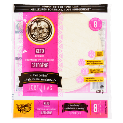 La Tortilla Factory - Keto High Fibre & Protein Wheat Tortillas