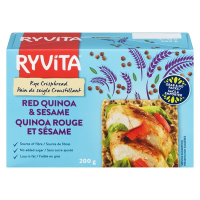 RYVITA CRISPBREAD SESAME & ONION