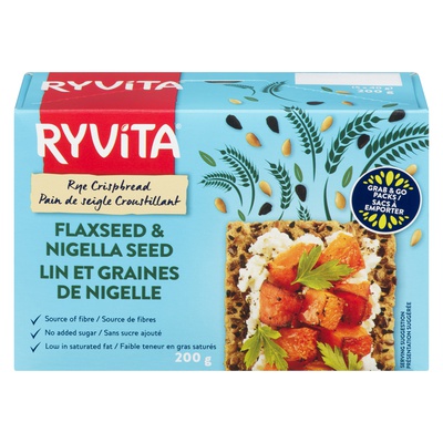 RYVITA CRISPBREAD FLAX & NIGELLA