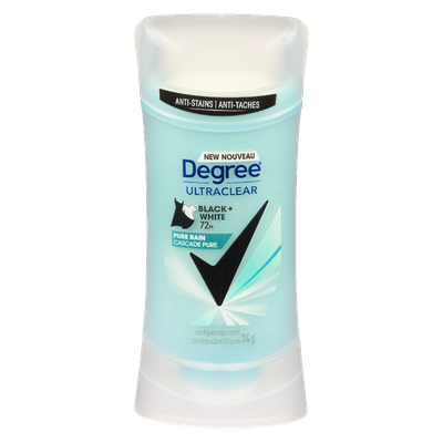 Degree - UltraClear Antiperspirant Stick for Women Black+White Pure Rain