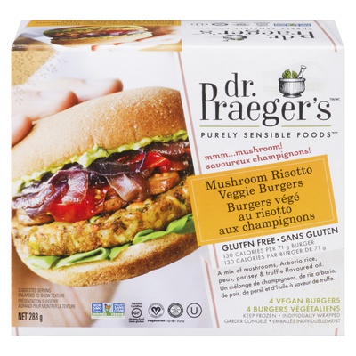 DR. PRAEGER'S BURGER MUSHROOM RISOTTO