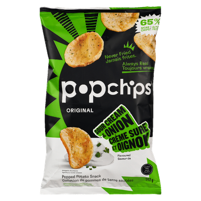 Pop Chips - Sour Cream & Onion Popped Potato Snacks