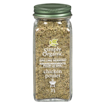 SIMPLY ORGANIC CHICKEN GRILL SEASONING