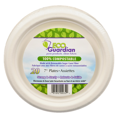 Eco Guardian - Compostable Plates 7"