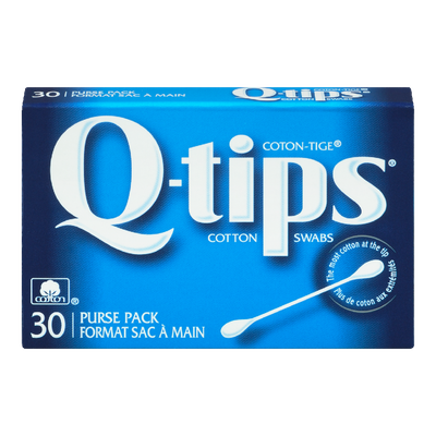 Q-Tips - 30's Small Purse Pack Cotton Q - Tips