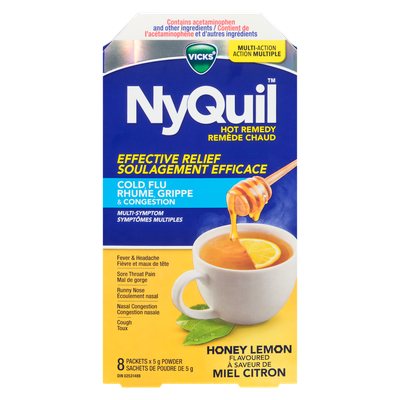 Dayquil - Cold & Flu Hot Remedy Honey Lemon Powder Mix Packets