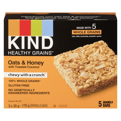 Kind Bar - Oats and Honey with Toasted Coconut Granola Bars