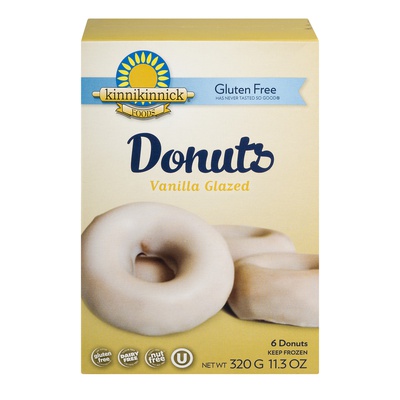 Kinnikinnick Donuts - Vanilla Glazed (Gluten Free)