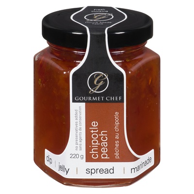 GOURMET CHEF JELLY CHIPOTLE PEACH