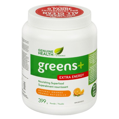 GENUINE HEALTH GREENS+EXT ENER-ORANGE