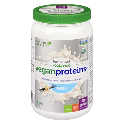 Genuine Health - Fermented Organic Vegan Proteins+ Vanilla