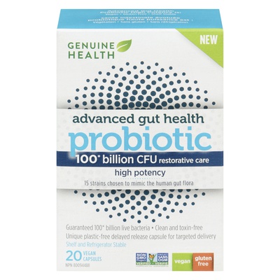 Genuine Health - Advanced Gut Health 100 Billion CFU