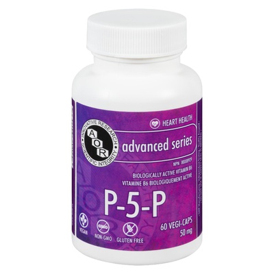AOR -  P-5-P Biologically Active Coenzyme form of B6 50mg