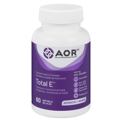 AOR Total E Tocopherols & Tocotrienols & COQ10 445mg