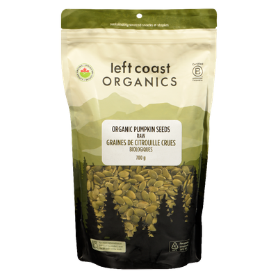 Left Coast Organics - Pumpkin Seeds, Raw Hulled