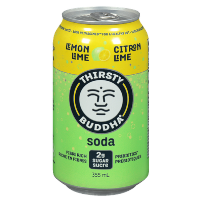 Thirsty Buddha - Lemon Lime Prebiotic Soda