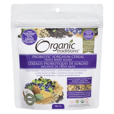 Organic Traditions - Probiotic Sorghum Cereal - Berry