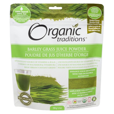 Organic Traditions - Barley Grass Juice Powder