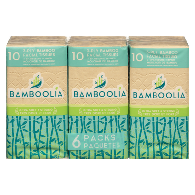 Bamboolia - Pocket Pack Bamboo Facial Tissue