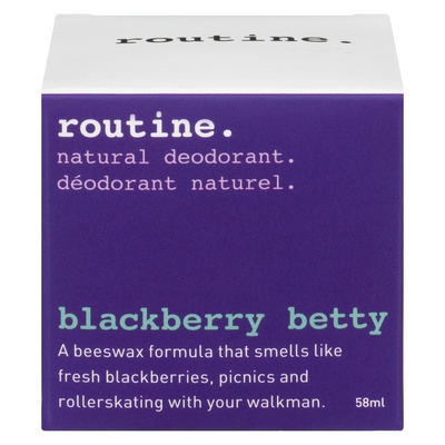 Routine. - Blackberry Betty Natural Deodorant