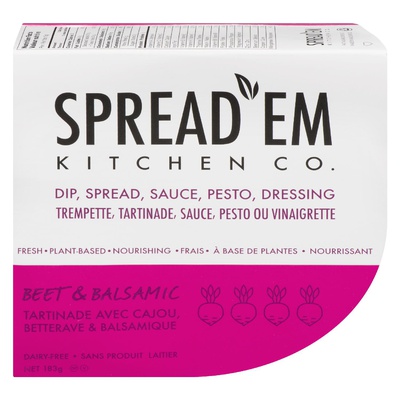 Spread 'Em - Beet & Balsamic Cahsew Spread