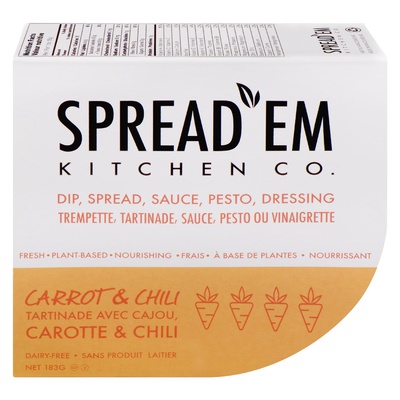 Spread 'Em - Carrot & Chili Cashew Spread