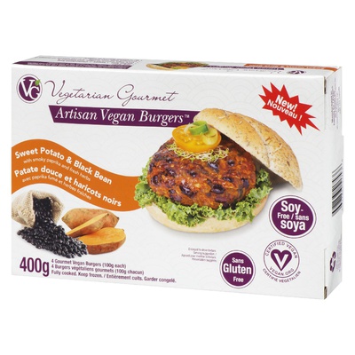 V.G. VEGAN BURGERS SWEET POTATO