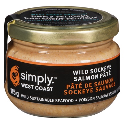 SIMPLY WESTCOAST WILD SOCKEYE SALMON PATE