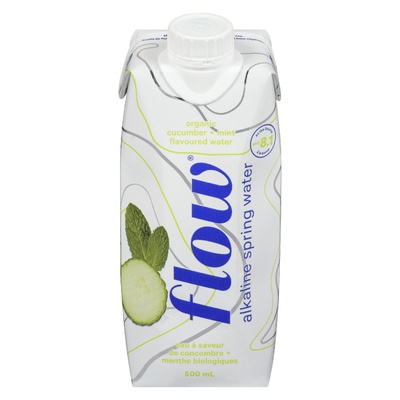 FLOW WATER ALKALINE CUCUMBER + MINT