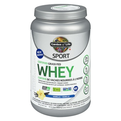 Garden of Life - Vanilla Sport Whey Protein Powder