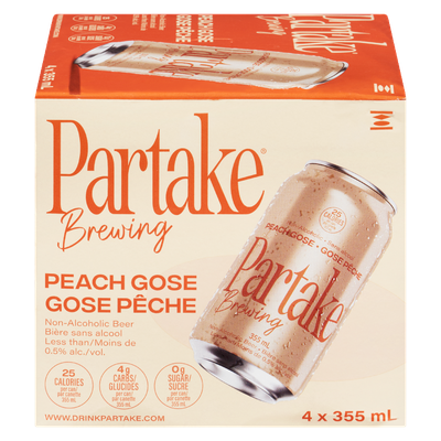 Partake Brewing - Peach Gosse Non Alcoholic Beer