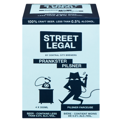 Street Legal Dealcoholized Beer - Prankster Pilsner