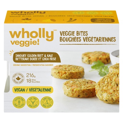 WHOLLY VEGGIE GOLD BEET KALE BITES