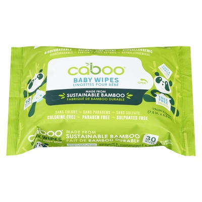 CABOO BABY WIPES 30S