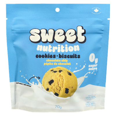 Sweet - Zero Sugar Chocolate Chip Cookies