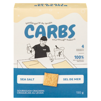 Carbs - Sea Salt Crackers - 150g