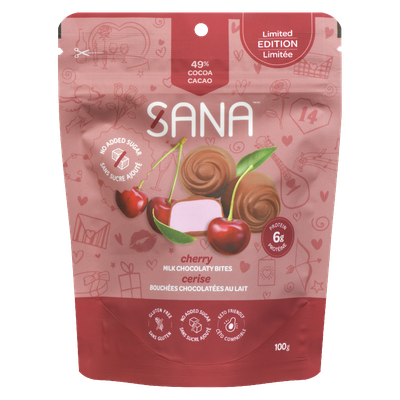 Sana - Milk Chocolaty Bites Cherry 49% Cocoa