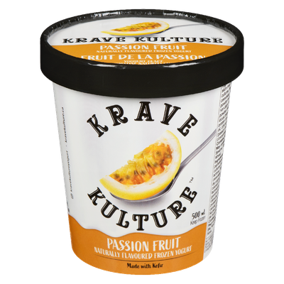 Krave Kulture - Passion Fruit Frozen Yogurt