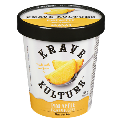 Krave Kulture - Pineapple Frozen Yogurt