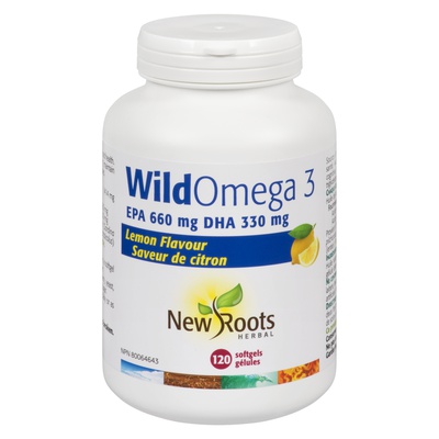 New Roots - Wild Omega 3 Lemon Capsules