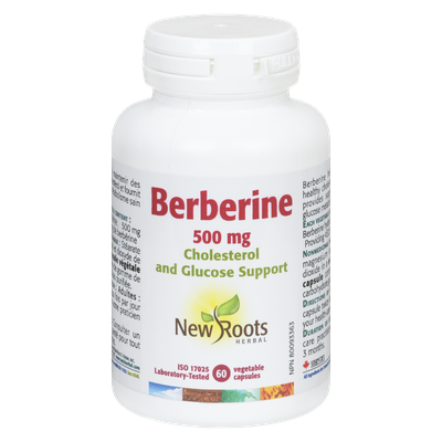 New Roots - Berberine 500mg Capsules
