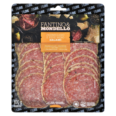 Fantino & Mondello - Parmesan Pepper Salami Slices
