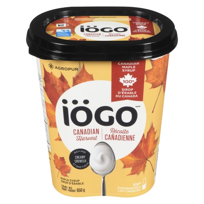 IOGO CANADIAN HARVEST MAPLE SYRUP