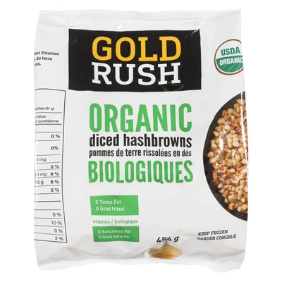 GOLD RUSH ORGANIC DICED HASHBROWNS