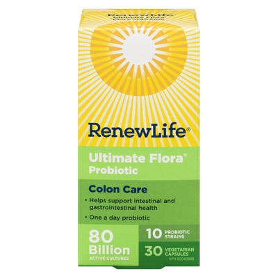 RenewLife Ultimate Flora 80 Billion Colon Care