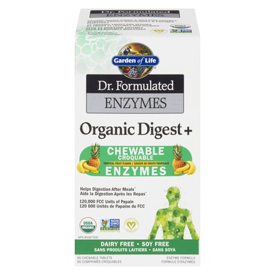 GARDEN OF LIFE - DR F ENXYMES ORGANIC DIGEST